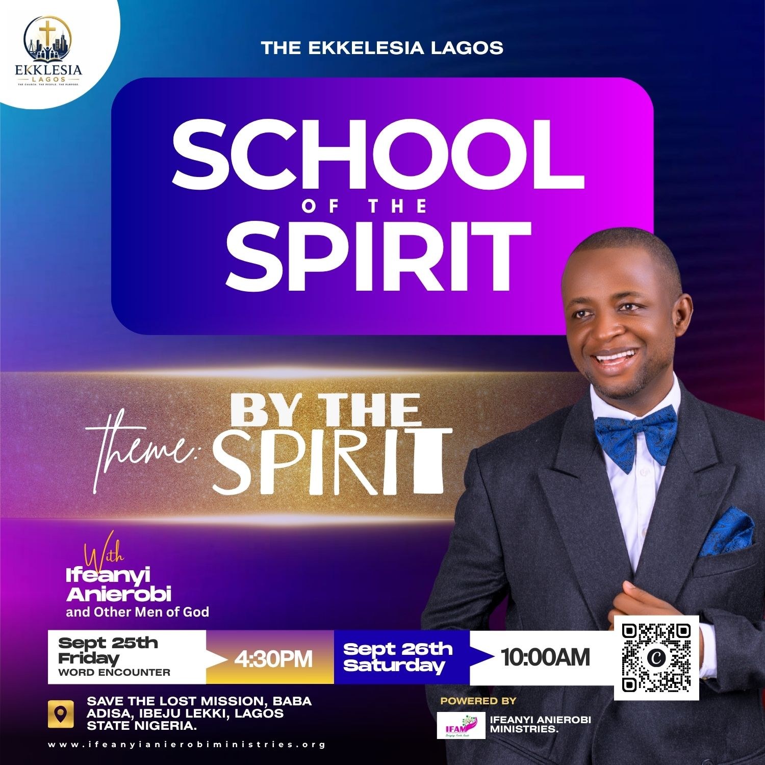 School of the Spirit — By the Spirit, with Ifeanyi Anierobi and other men of God, at The Ekklesia Lagos