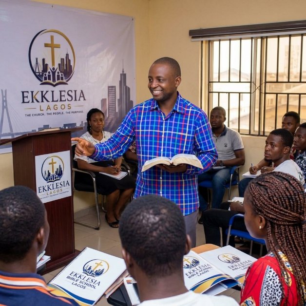 Teaching at The Ekklesia Lagos Bible school